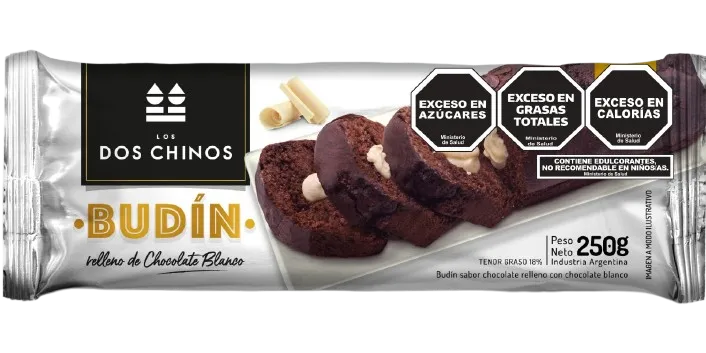 Budin relleno chocolate blanco dos chinos