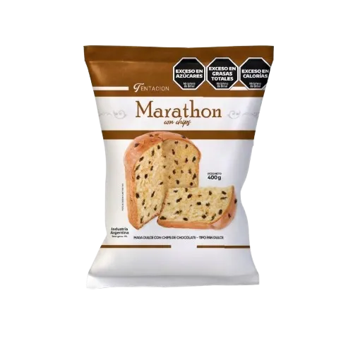 Pan dulce marathon chips de chocolates