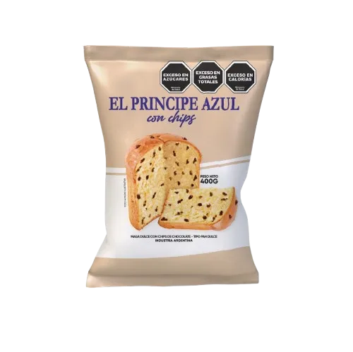 Pan dulce principe azul chips de chocolates